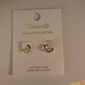 Madewell mini hoop earrings